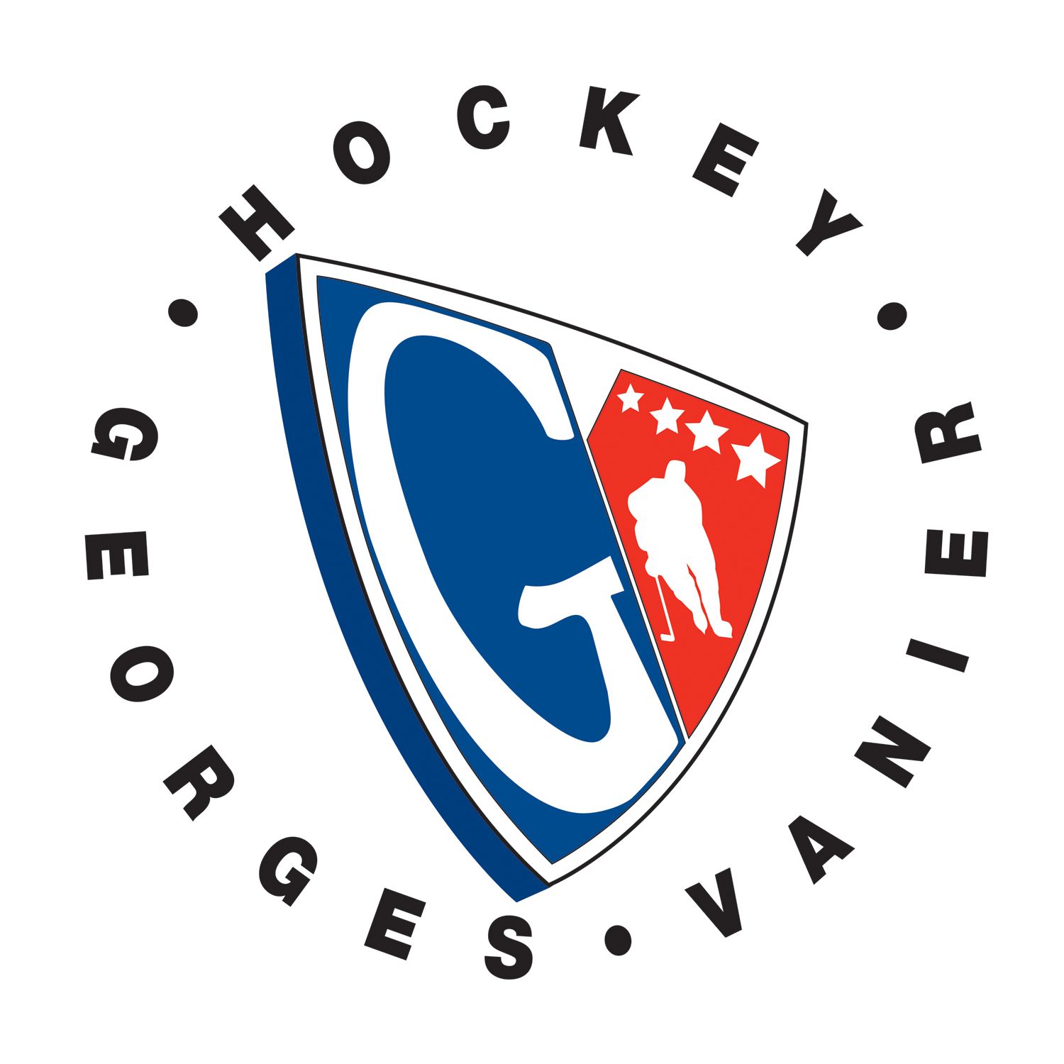 Logo École George Vanier de Laval - Équipe de Hockey.
